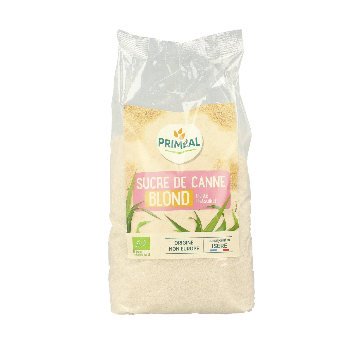 Primeal Blonde rietsuiker bio  1.00 Kilogram
