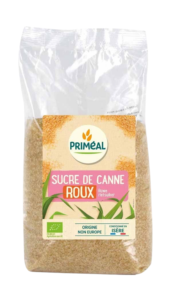 Primeal Bruine ruwe rietsuiker bio 1.00 Kilogram