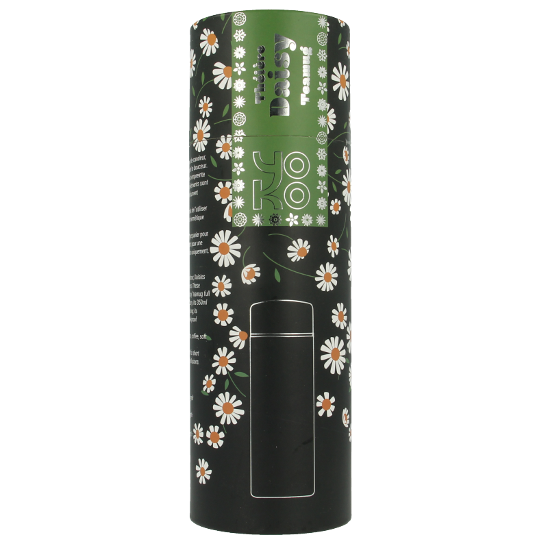 Yoko Drinkfles daisy met theefilter isotherm 350ml 1 Stuks