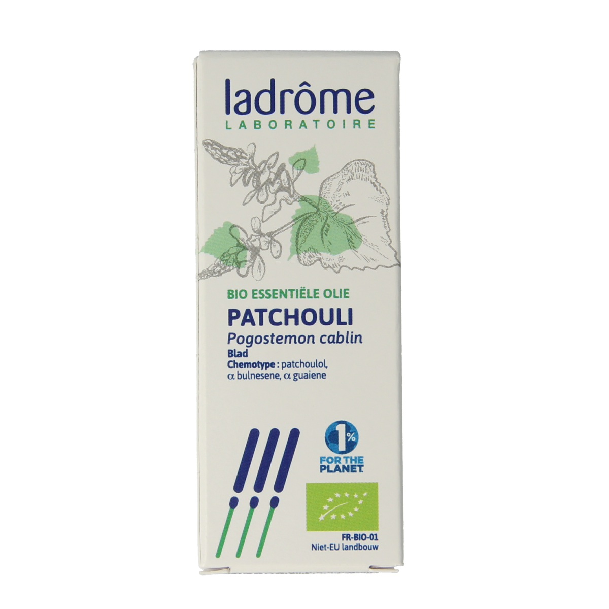 Ladrome Patchouli olie bio 10.00 Milliliter