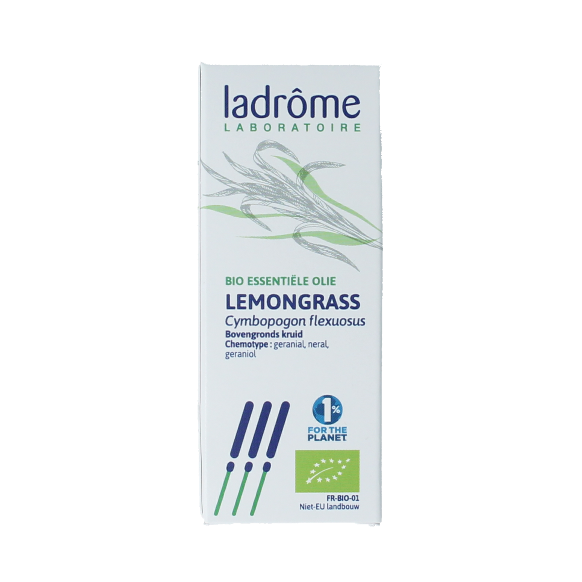 Ladrome Lemongrass olie bio 10.00 Milliliter