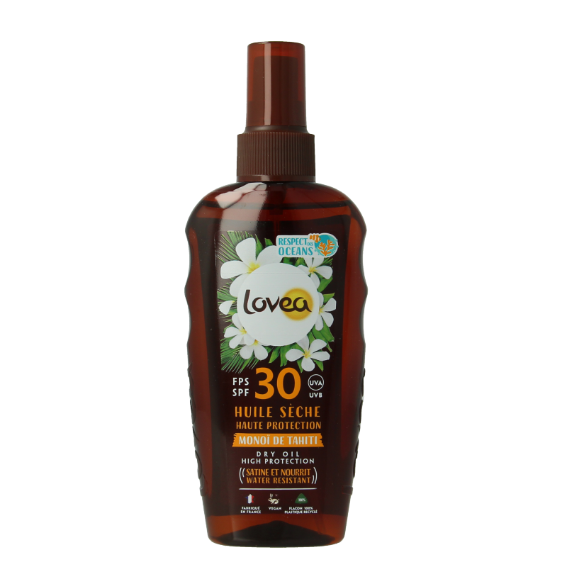 Lovea Dry oil high protect tahiti monoi SPF30 150 Milliliter