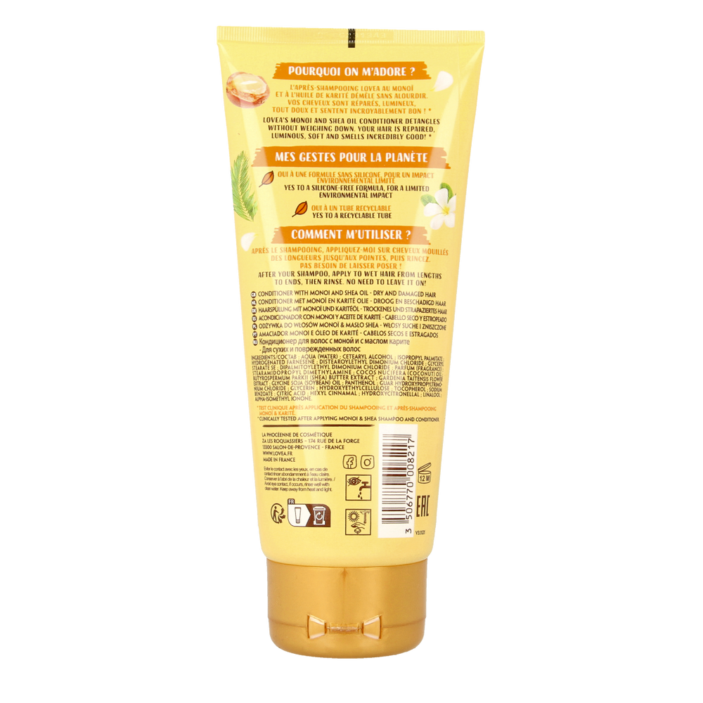 Lovea Conditioner Monoi & Shea 200.00 Milliliter