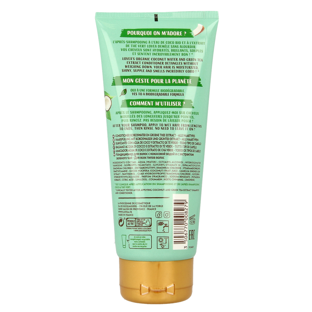 Lovea Conditioner coco & green tea 200.00 Milliliter