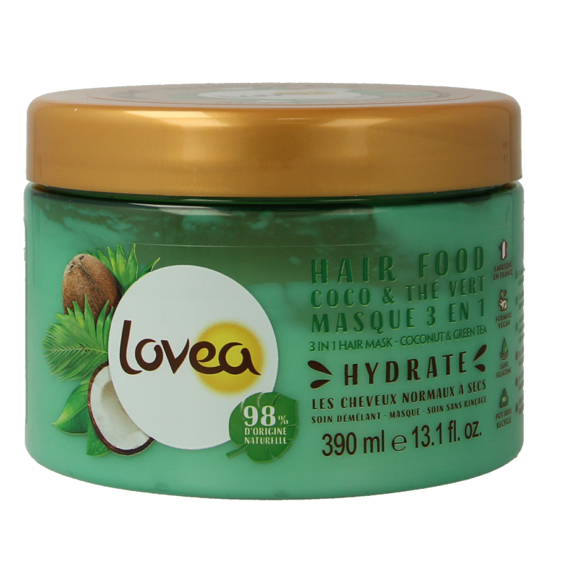 Lovea 3-in-1 Hair mask coco & green tea 390 Milliliter