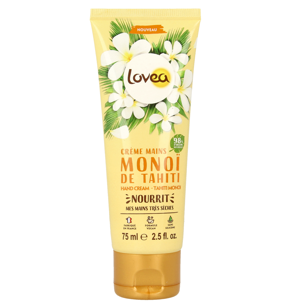 Lovea Hand cream Tahiti Monoi 75.00 Milliliter