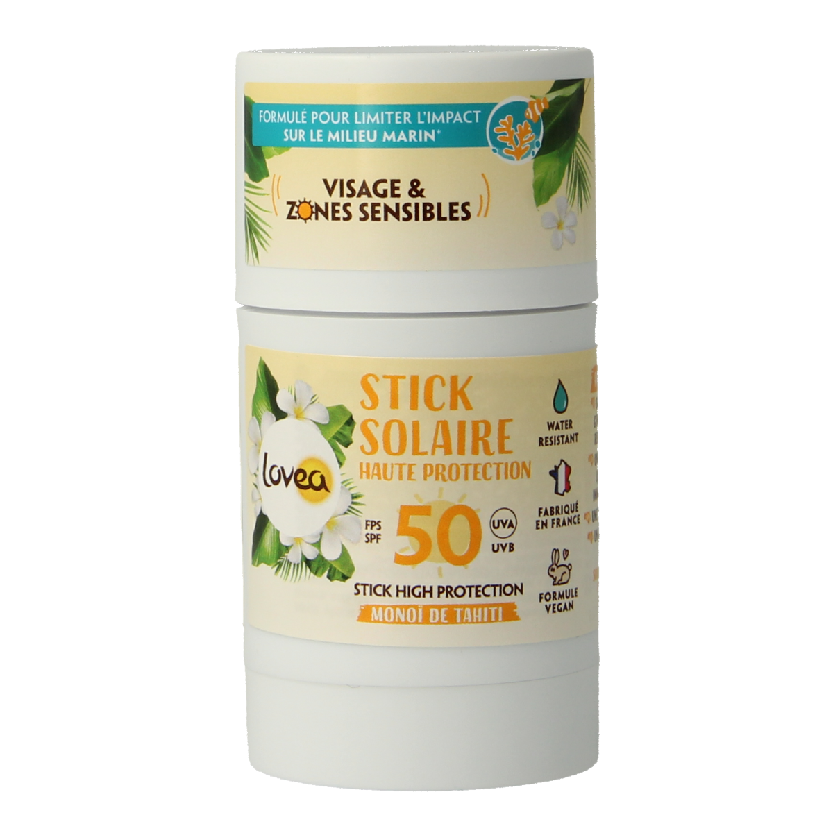Lovea Face & sensitive areas stick SPF50 40.00 Gram