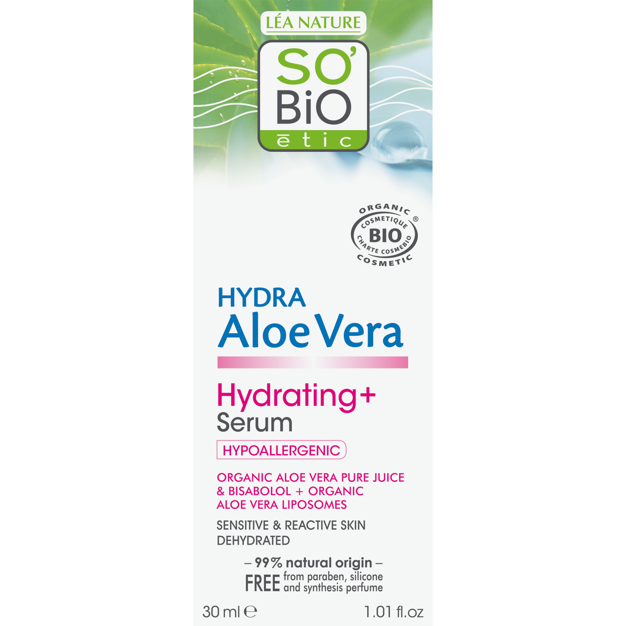 So Bio Etic Aloe vera serum 30 Milliliter