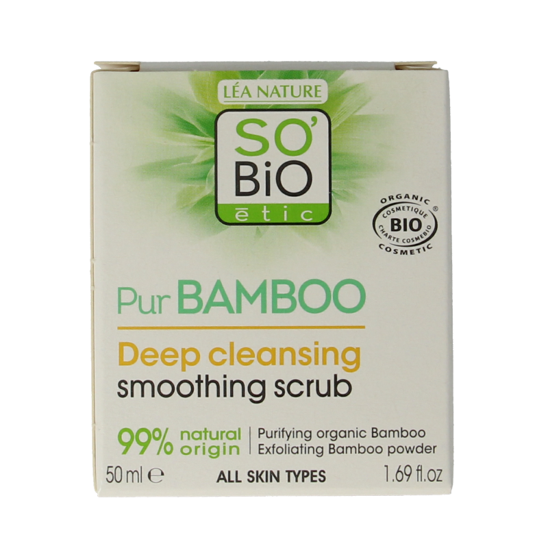 So Bio Etic Bamboo scrub 50 Milliliter