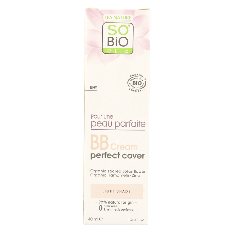 So Bio Etic BB Cream 01 light beige 40 Milliliter