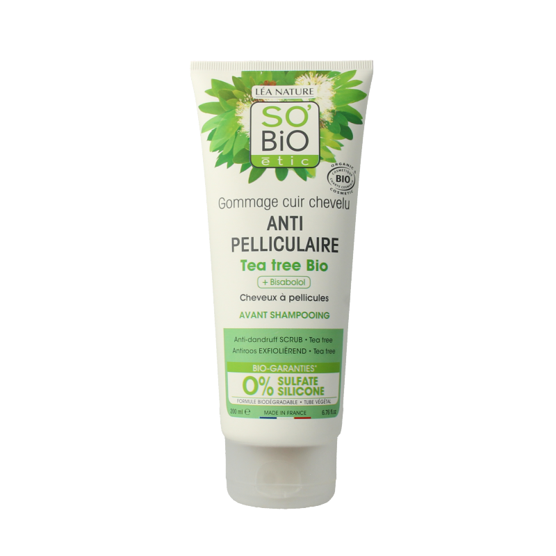 So Bio Etic Haarscrub anti roos tea tree 200 Milliliter