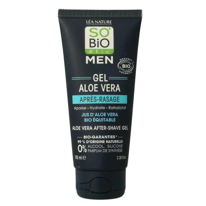 So Bio Etic For men aftershave gel aloe vera 100 Milliliter
