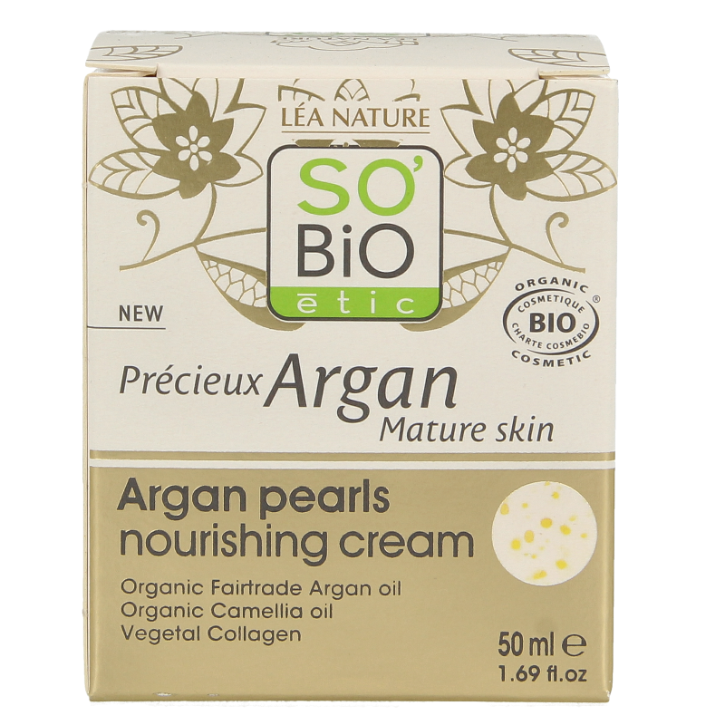 So Bio Etic Argan pearls nourishing cream 50 Milliliter