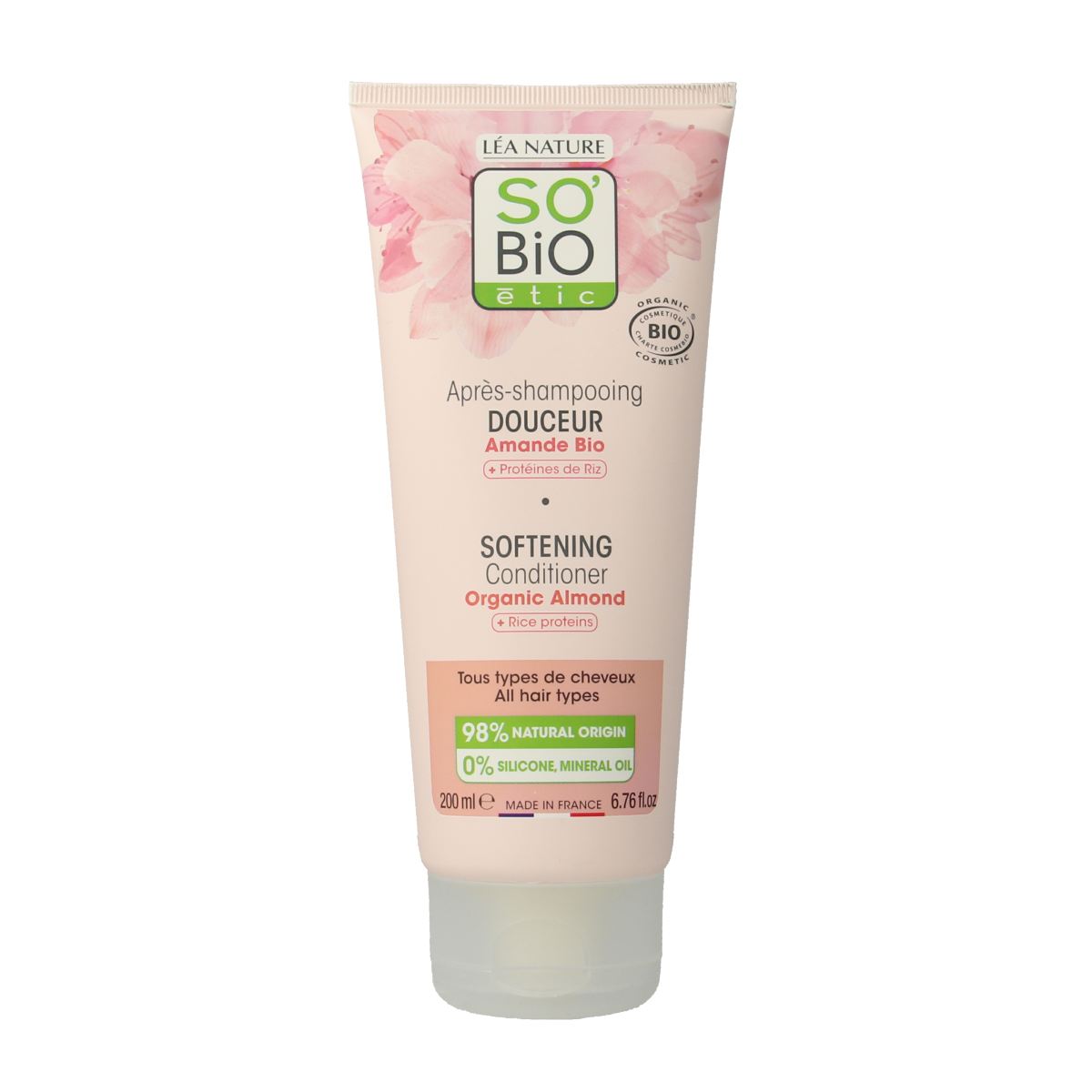So Bio Etic Conditioner almond milk rice proteins 200.00 Milliliter