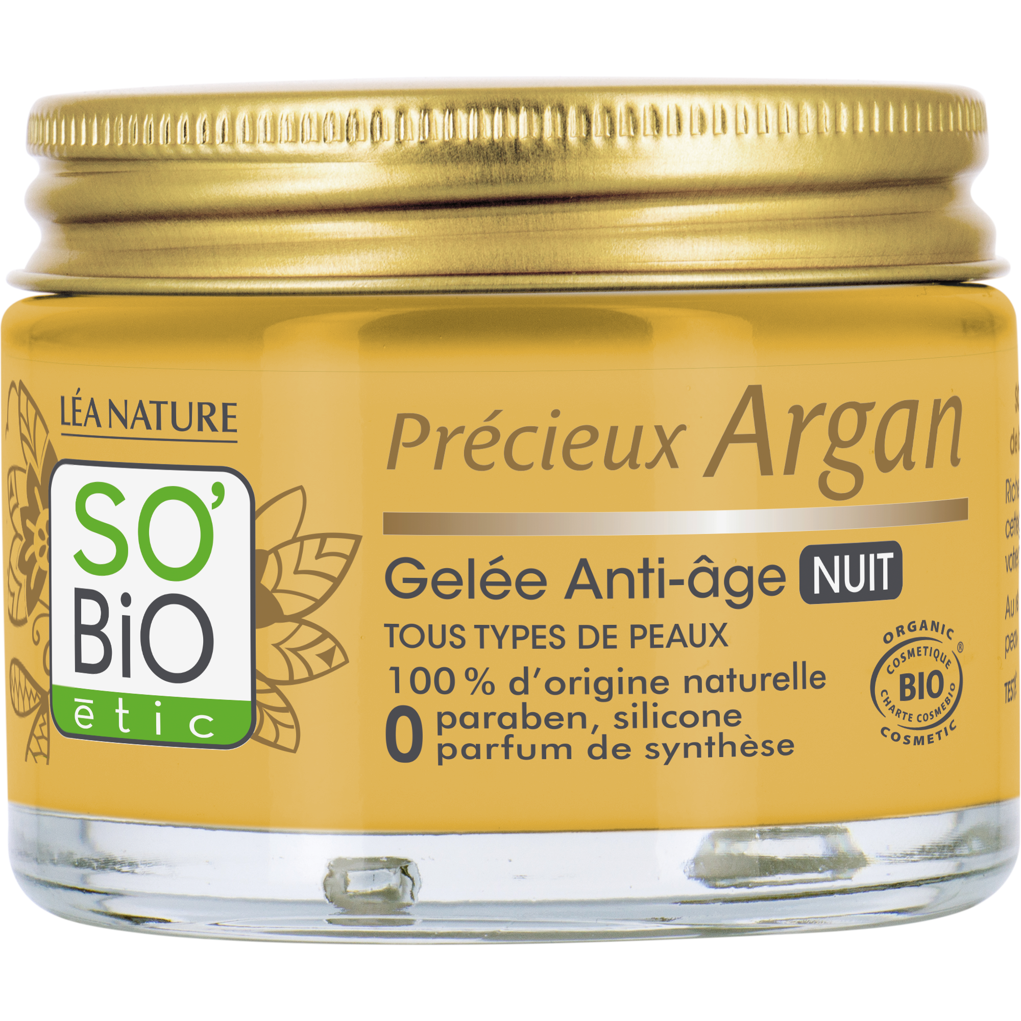 So Bio Etic Argan anti-aging night gel 40.00 Milliliter