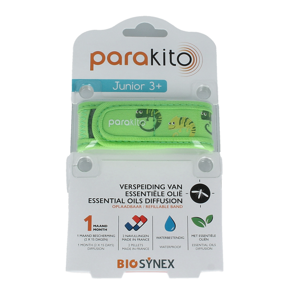 Parakito Anti mug armband junior kameleon 1.00 Stuks