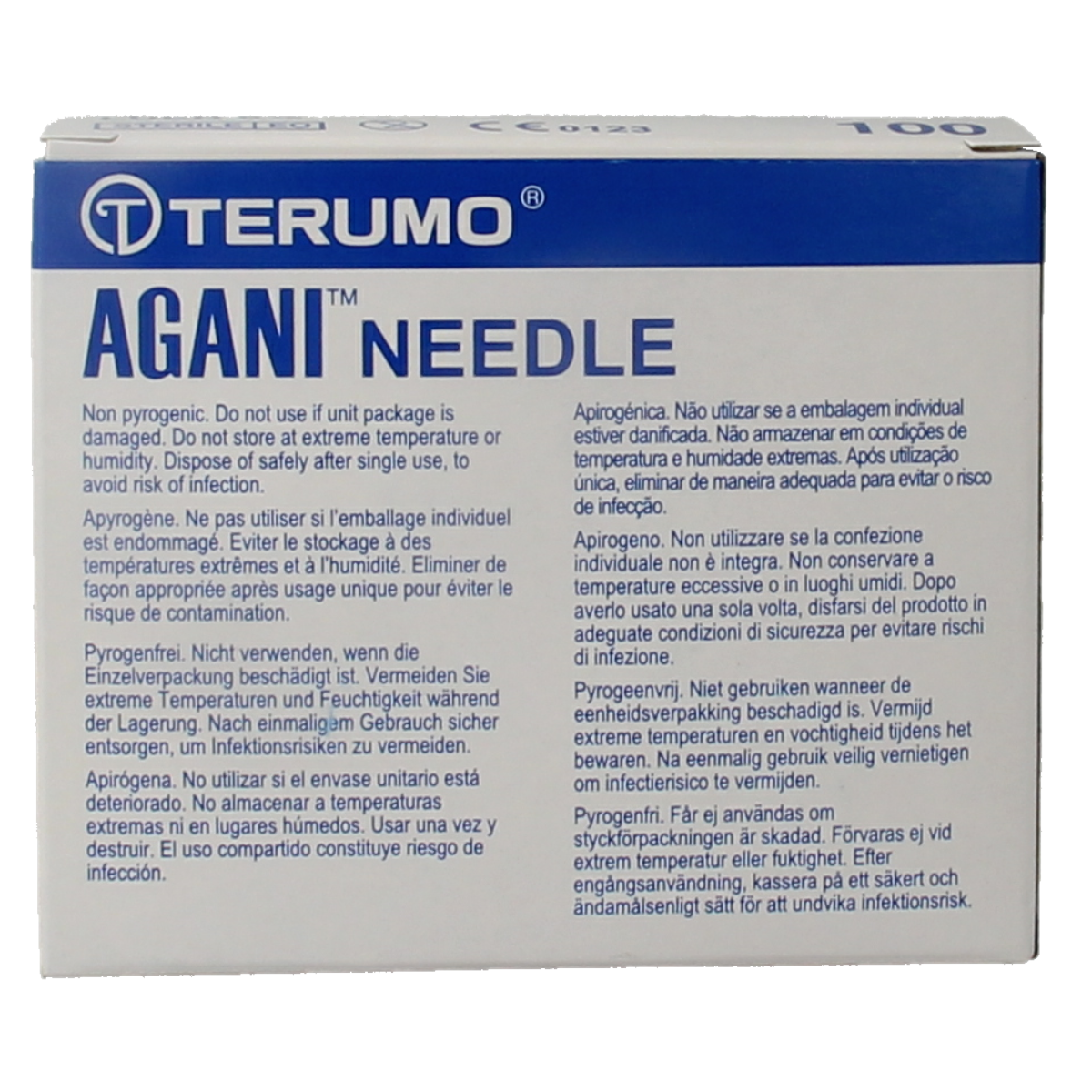 Terumo Injectienaald 21G groen 0.8 x 16 100.00 Stuks
