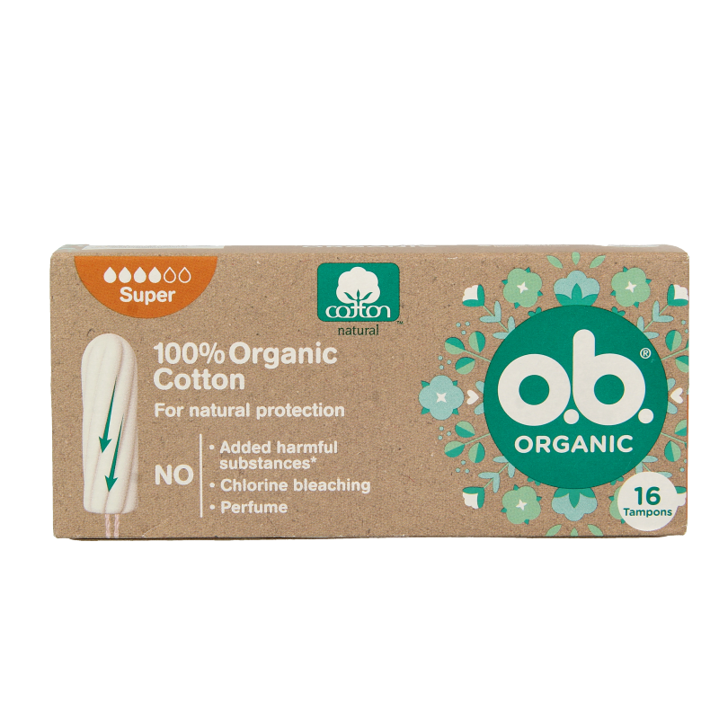 OB Tampons  organic super 16 Stuks