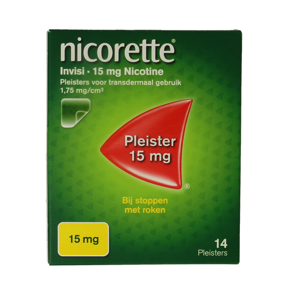 Nicorette Pleister 15mg 14.00 Stuks