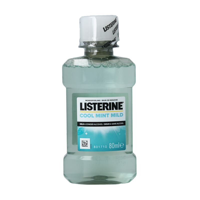 Listerine Mondwater coolmint mild 80 Milliliter