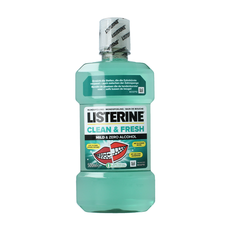 Listerine Mondwater clean & fresh 500 Milliliter