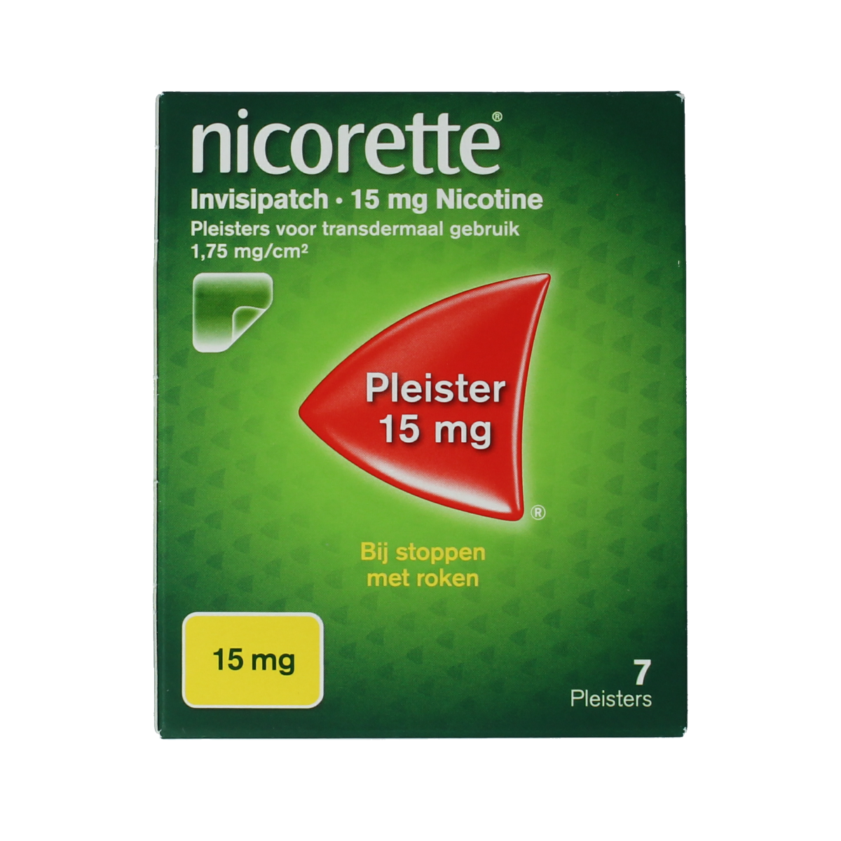 Nicorette Patch invisible 15mg 7.00 Stuks