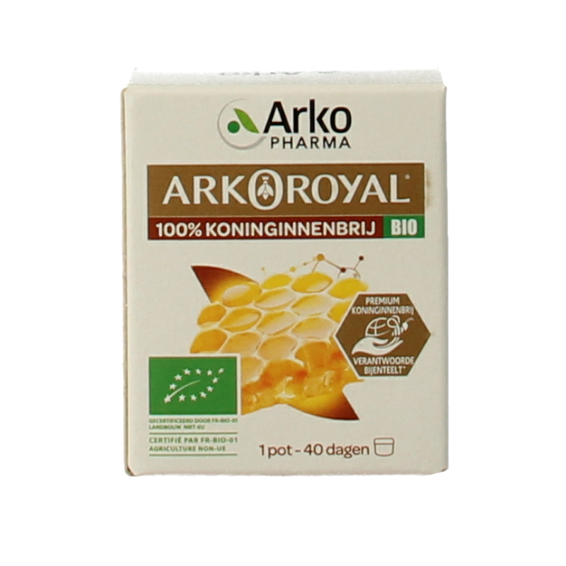 Arko Royal Royal jelly 100% koninginnebrij bio 40 Gram