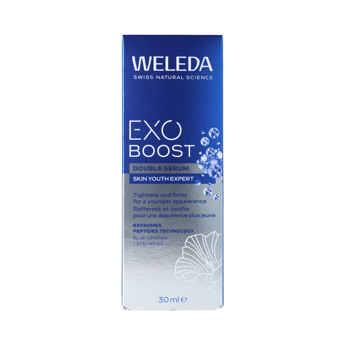 Weleda Exo boost double serum blauwe gentiaan 30.00 Milliliter