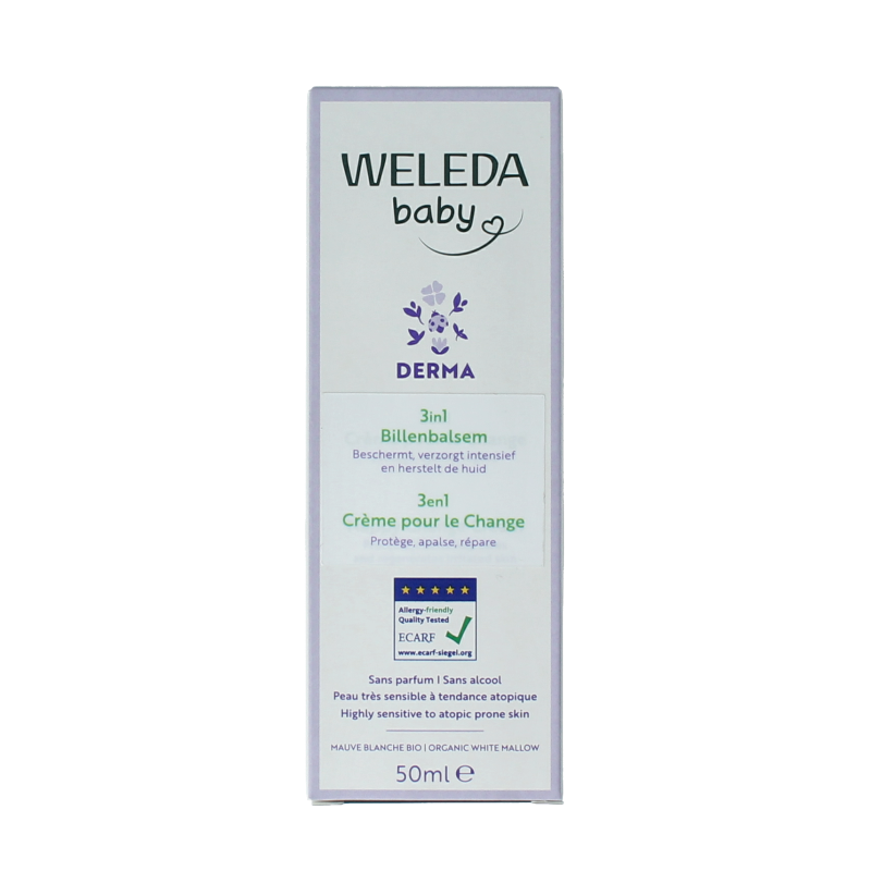Weleda Baby derma 3 in 1 billenbalsem bio 50 Milliliter