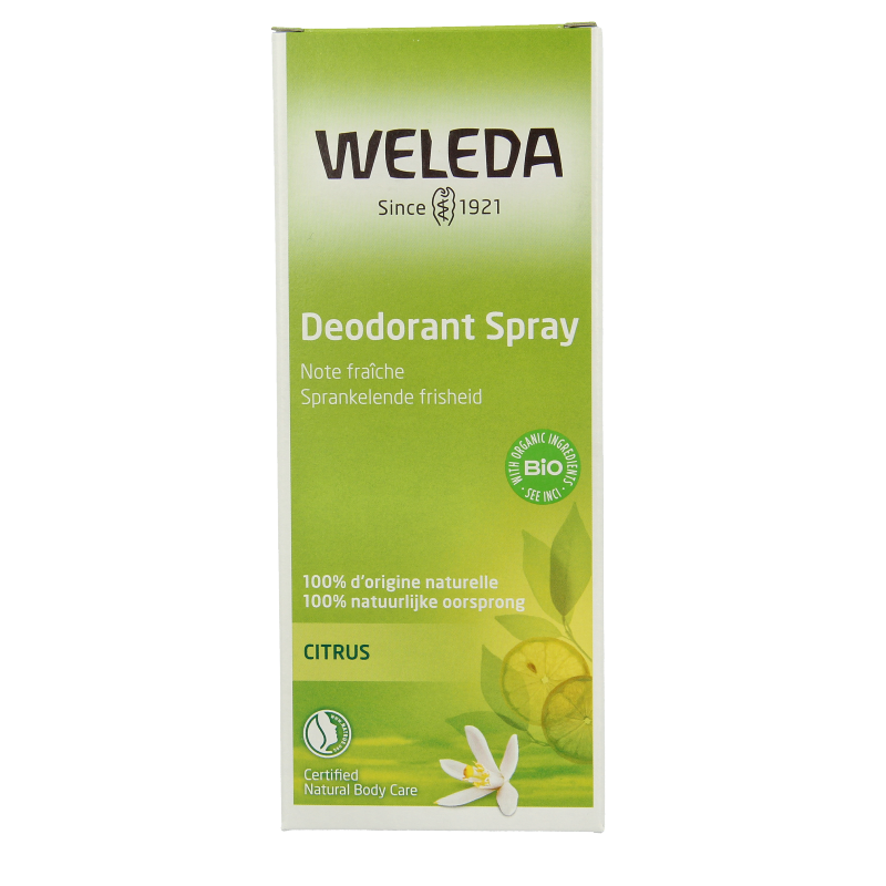 Weleda Citrus deodorant spray 100 Milliliter
