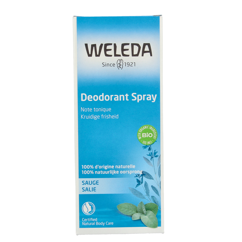 Weleda Salie deodorant spray 100 Milliliter