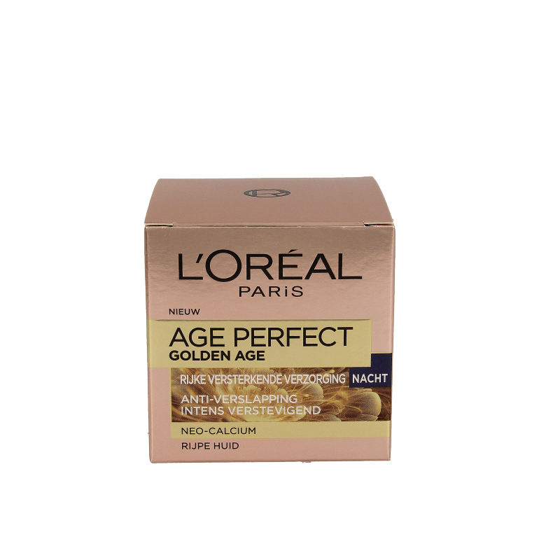 L'Oreal Paris Age perfect gold age nachtcreme pioenroos 50 Milliliter