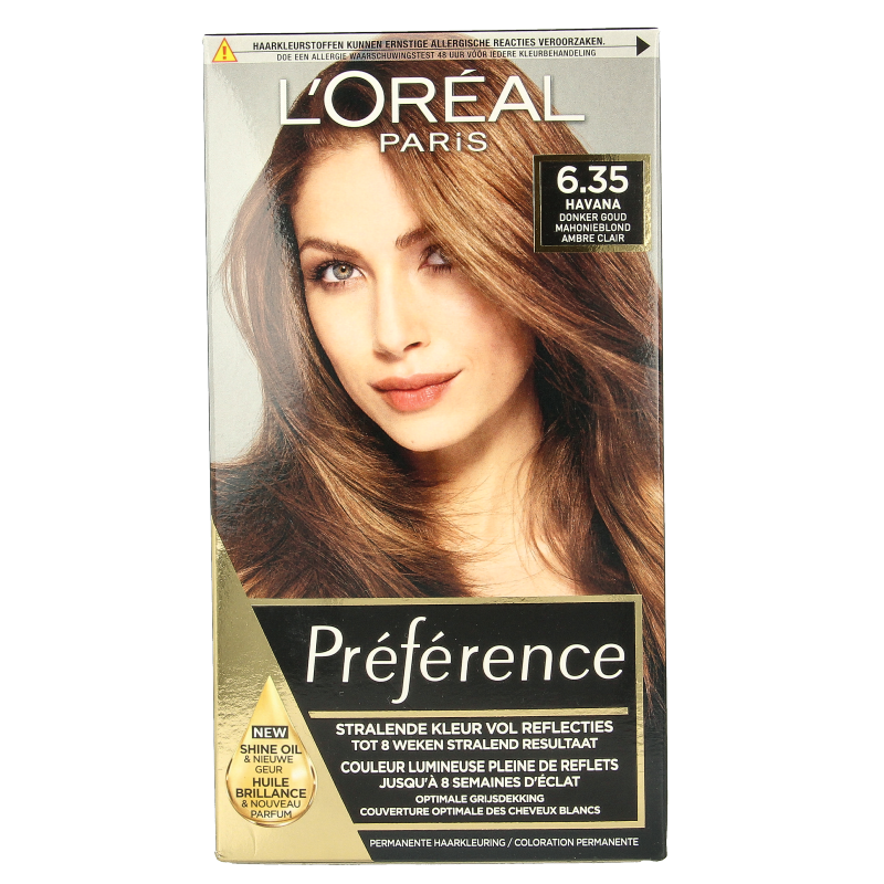 Preference 6.35 Havana donker goud mahonieblond  1 Set