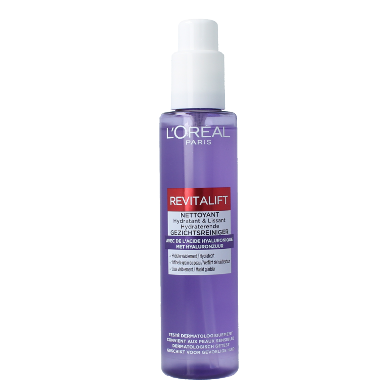 L'Oreal Paris Revitalift hyaluronzuur cleanser 150 Milliliter