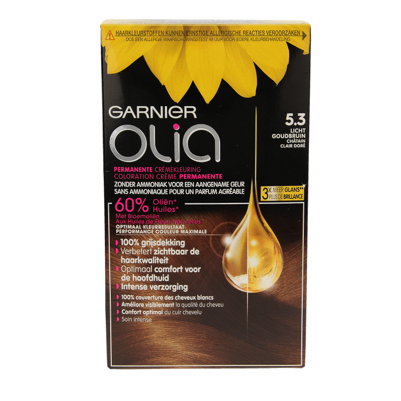 Garnier Olia 5.3 golden brown  1 Set