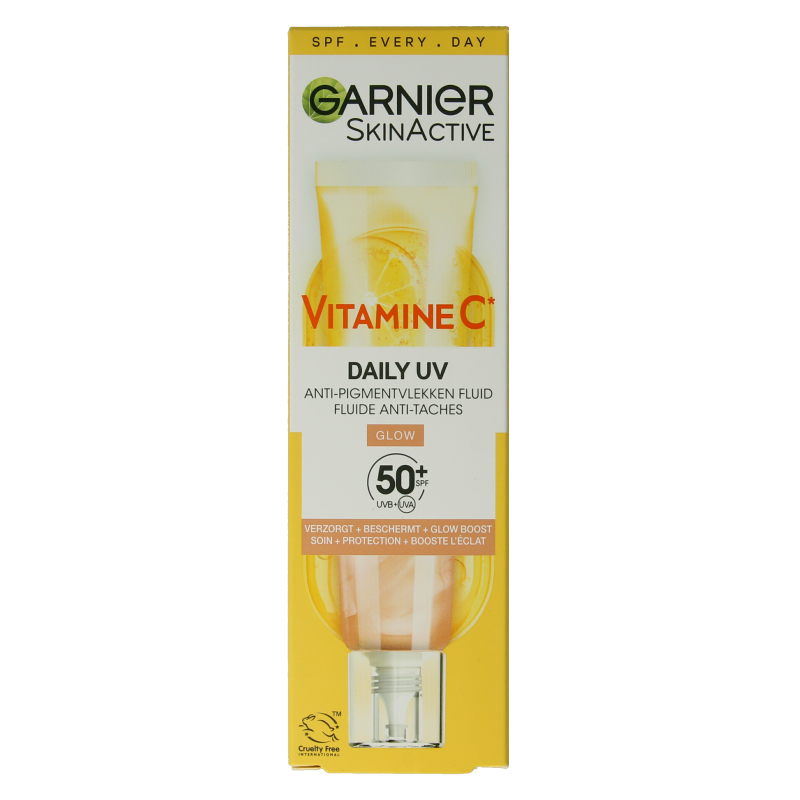 Garnier SkinActive vitamine C glowy UV fluid SPF50+ 40 Milliliter