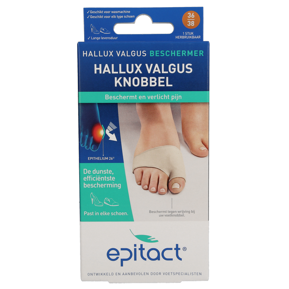 Epitact Hallux valgus knobbel beschermer maat 36/38 1.00 Stuks