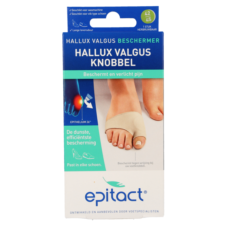 Epitact Hallux valgus knobbel beschermer maat 42/45 1 Stuks