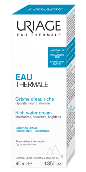 Uriage Mineraal water rijke water creme 40 Milliliter