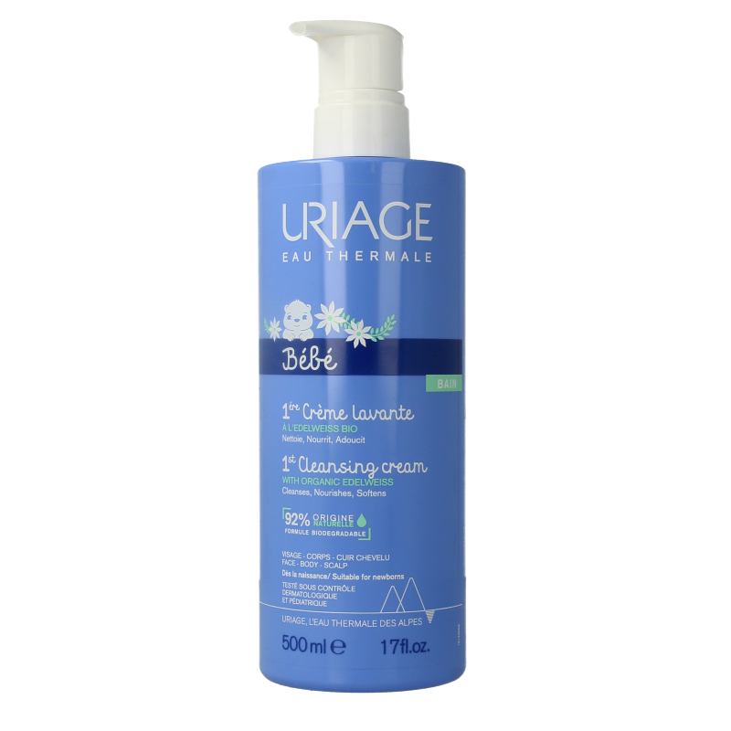 Uriage Bebe 1ere creme lavante 500 Milliliter