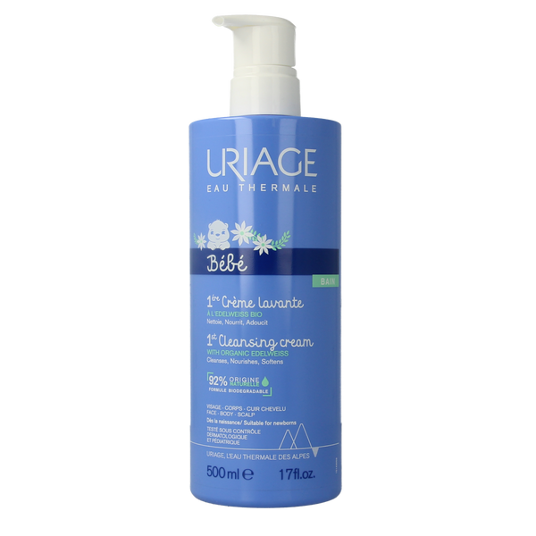 Uriage Bebe 1ere creme lavante 500.00 Milliliter