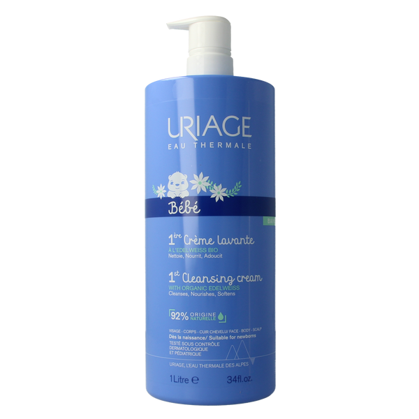 Uriage Bebe 1ere creme lavante 1.00 Liter