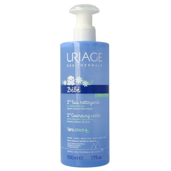 Uriage Bebe 1ere eau nettoyante fp 500.00 Milliliter