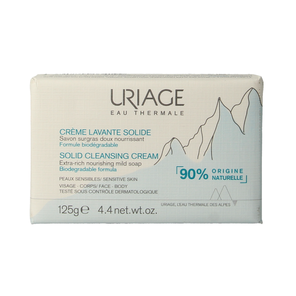 Uriage Thermaal water creme lavante solide 125.00 Gram