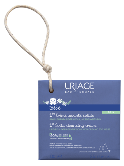 Uriage Bebe 1ere creme lavante solide 100 Gram