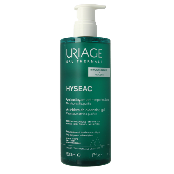 Uriage Hyseac reinigingsgel 500.00 Milliliter