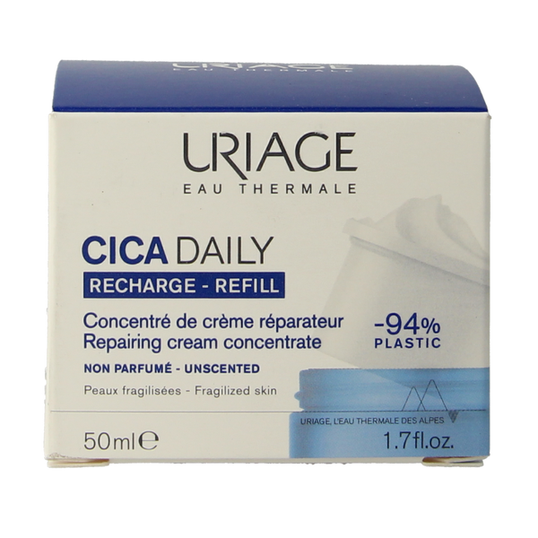 Uriage Cica daily creme recharge 50.00 Milliliter