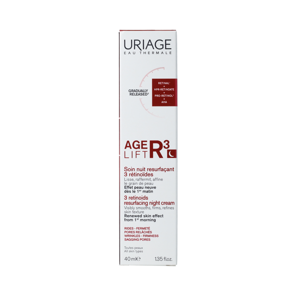 Uriage AGE LIFT R3 HUIDVERNIEUWENDE NACHTCREME 40ML 40.00 Milliliter