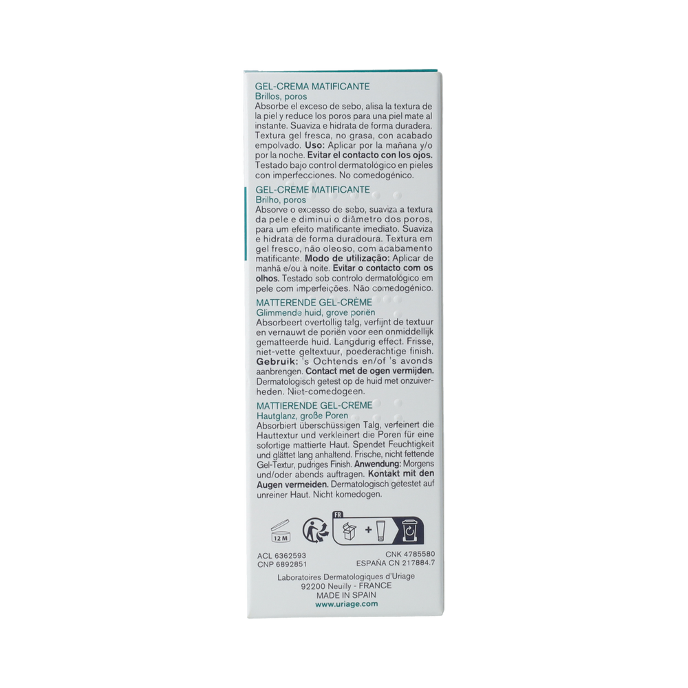 Uriage HYSÉAC MAT 40.00 Milliliter