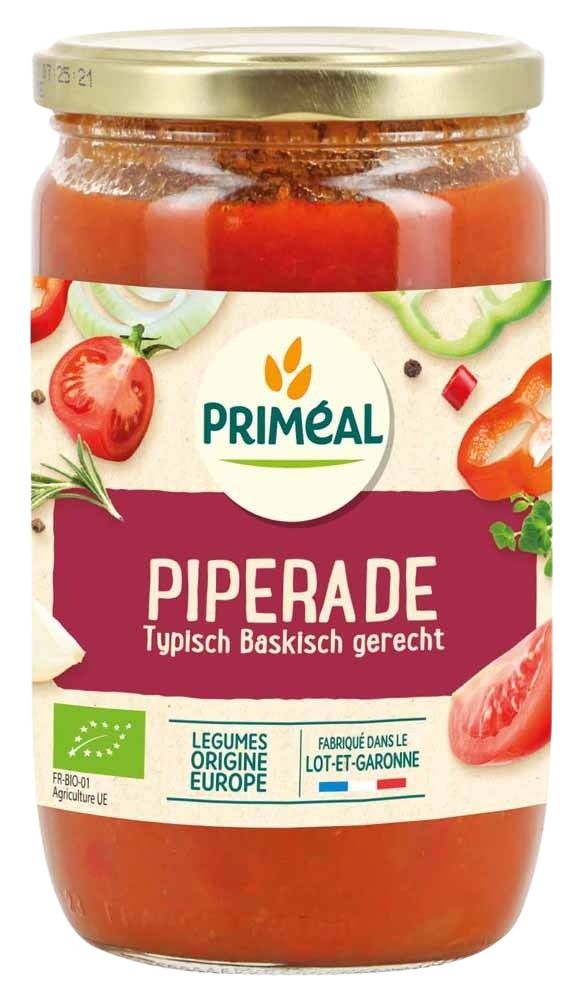 Primeal Groentemix piperade bio 650 Gram